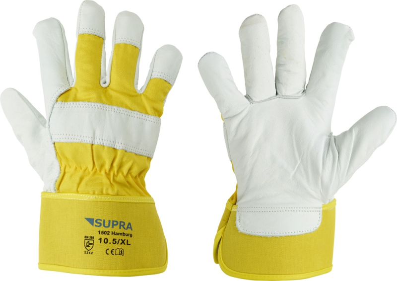 Rindvollleder-Handschuhe Supra 1502 "Hamburg"